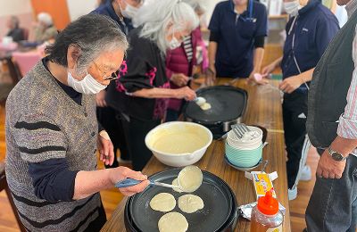 午後のケア・レクリエーションの様子